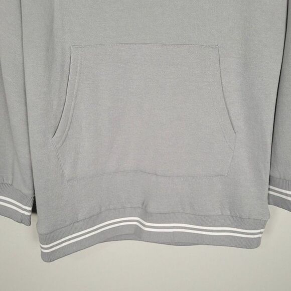 NBA Los Angeles Lakers Size L NEW Sweatshirt Hoodie 1/4 Zip Kangaroo Pocket Gray - Picture 5 of 10